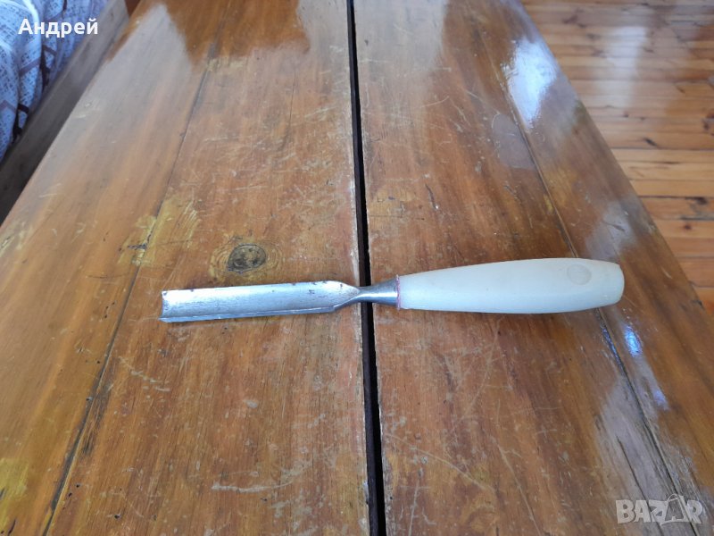 Старо дърводелско длето,дърворезба #9, снимка 1