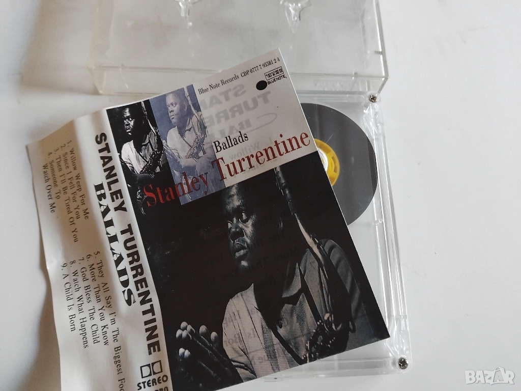 Stanley Turrentine – Ballads - аудио касета Jazz музика, снимка 1
