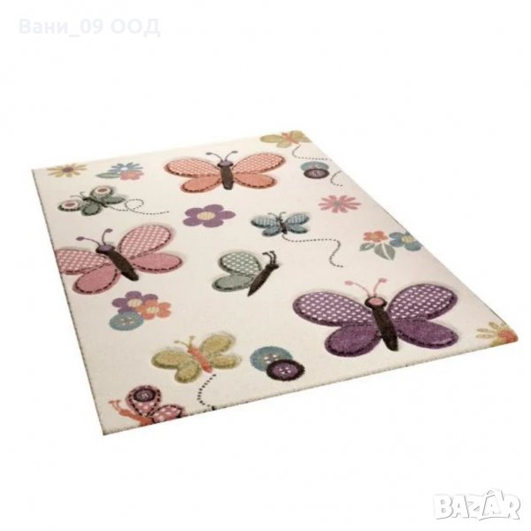120×170см Детски килим "Пеперуди", снимка 1