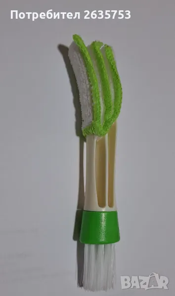 2-в-1 Универсална четка за почистване на прах от автомобилни вентилационни отвори и интериор, снимка 1