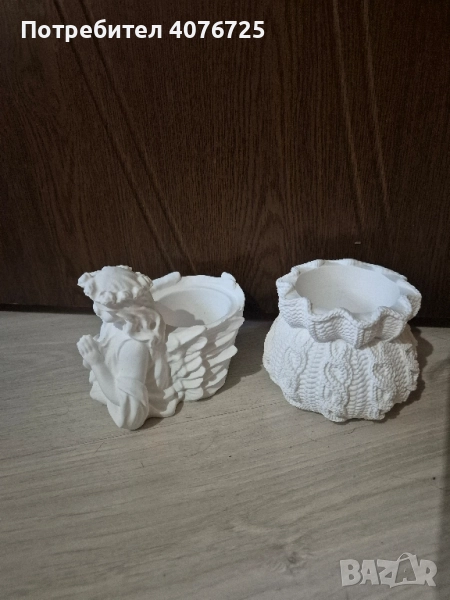 КОЛЕДНИ керамични кашпи , снимка 1