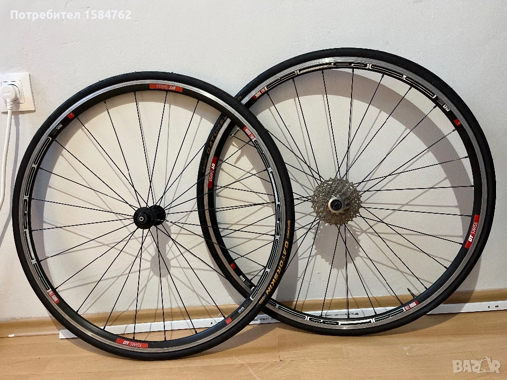 DT Swiss R-1900 Щосейни Капли с Касети Шимано Ultegra, снимка 1