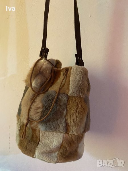Дамска чанта от ествествен косъм, снимка 1