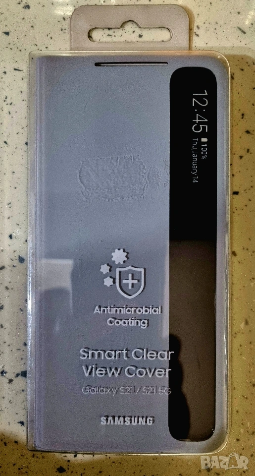 Активен кейс Samsung Smart Clear View Cover за Galaxy S21/S21 5G, снимка 1