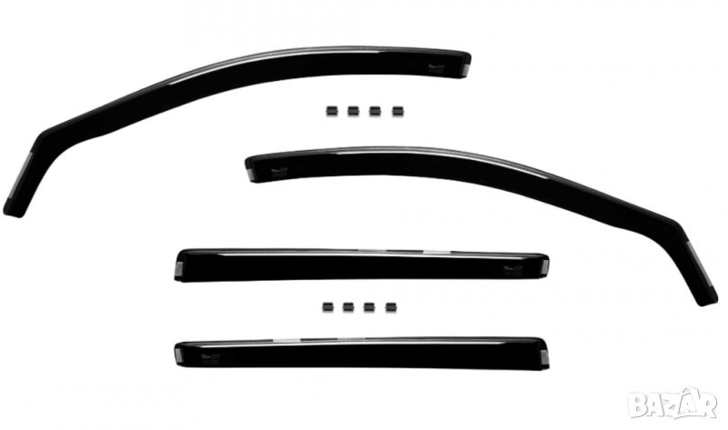 Комплект ветробрани Heko за VW Passat комби след 2014 година с 5 врати, тъмно опушени, 4 броя, снимка 1