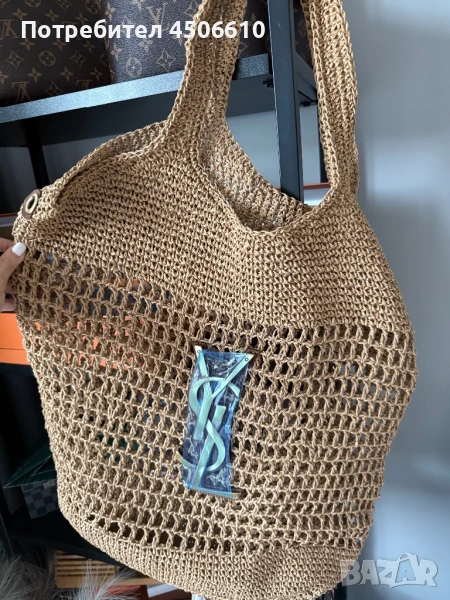 Дамска плажна чанта YSL, снимка 1