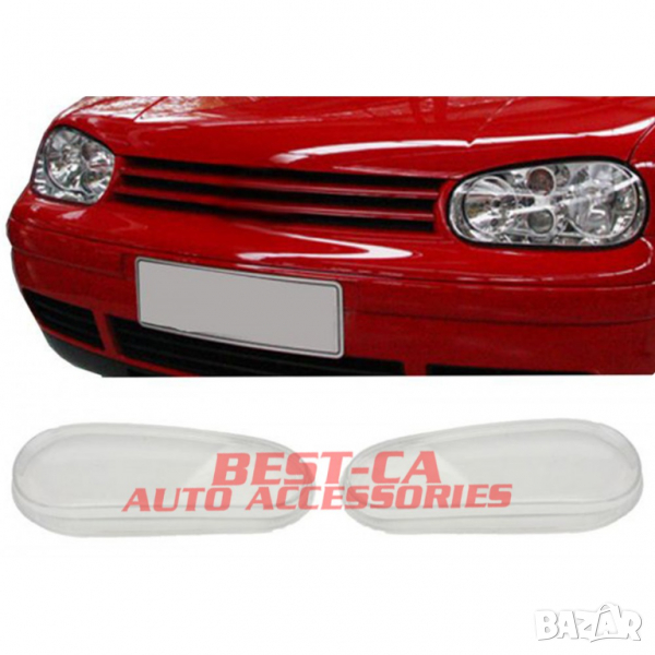 Стъклени кристални стъкла за фарове VW GOLF 4 (97-03) фар за Голф 4, снимка 1