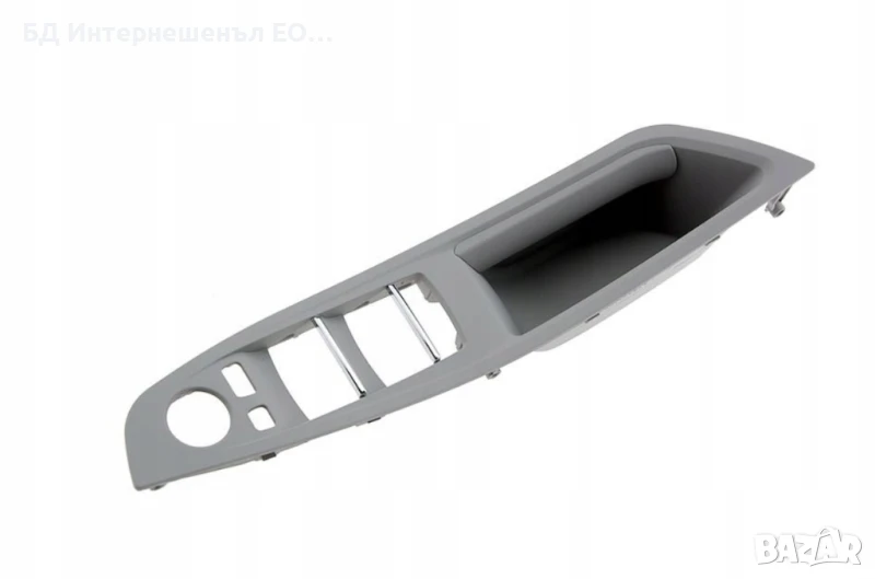 51417225877  Предна лява дръжка за врата BMW F10 F11, Сив, С Прибиране, снимка 1