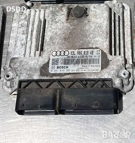 Компютър двигател / ECU 03L906018AB 0281016306 EDC17C46 за Audi A3 8P 2.0 TDI CR, снимка 1