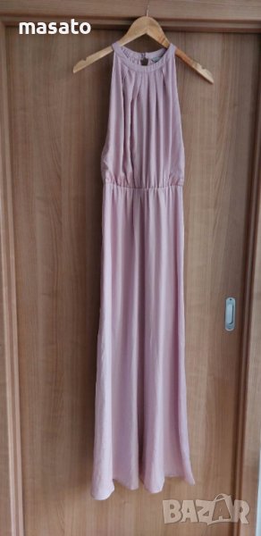 H&M - дълга розова рокля, снимка 1