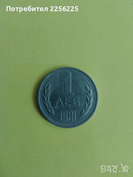 1 лев 1981 година , снимка 1
