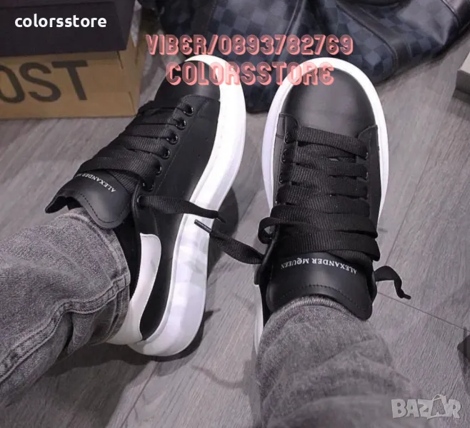 Мъжки черни кецове  Alexander McQueen-BR102k, снимка 1