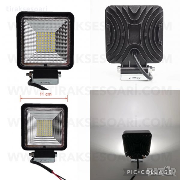 168W, 9-30V Мощен Диоден Фар, LED Диоден Халоген Фар, снимка 1