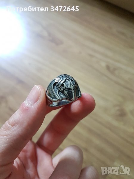 Викингски пръстен "Гарвана на Один", снимка 1