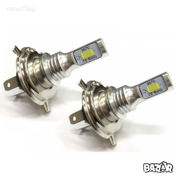 LED крушки за фар H4, снимка 1