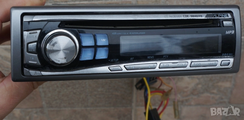Alpine CDE 9848 чете прекрасно, снимка 1