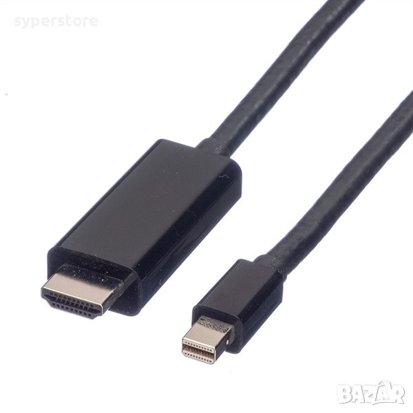 Кабел  Mini DP - HDMI M, 2m, 4K Value 11.99.5796 SS301269 Мъжко-Мъжко, снимка 1