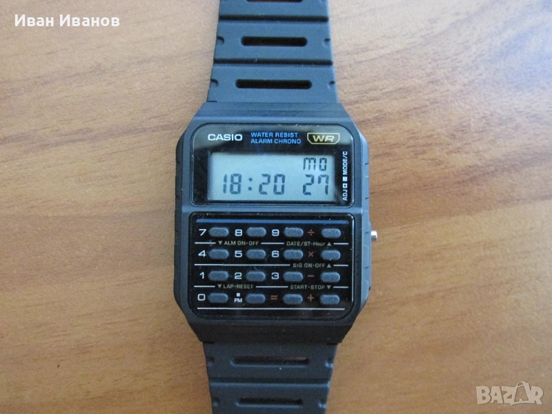 Casio CA-53W Calculator Касио с калкулатор, снимка 1