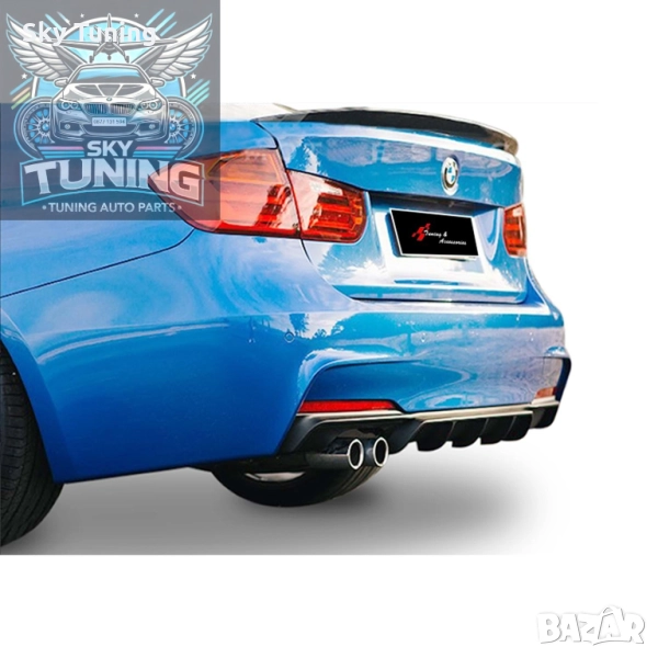 Дифузьор / добавка за задна броня за БМВ Ф30 - ф31 / BMW F30 Diffuser, снимка 1