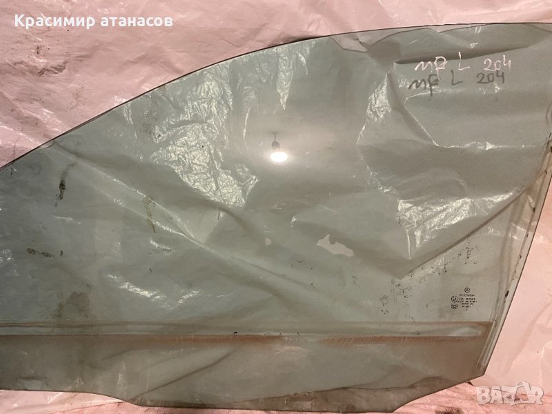 Странично стъкло предно ляво за Мерцедес ц-класа w204, снимка 1