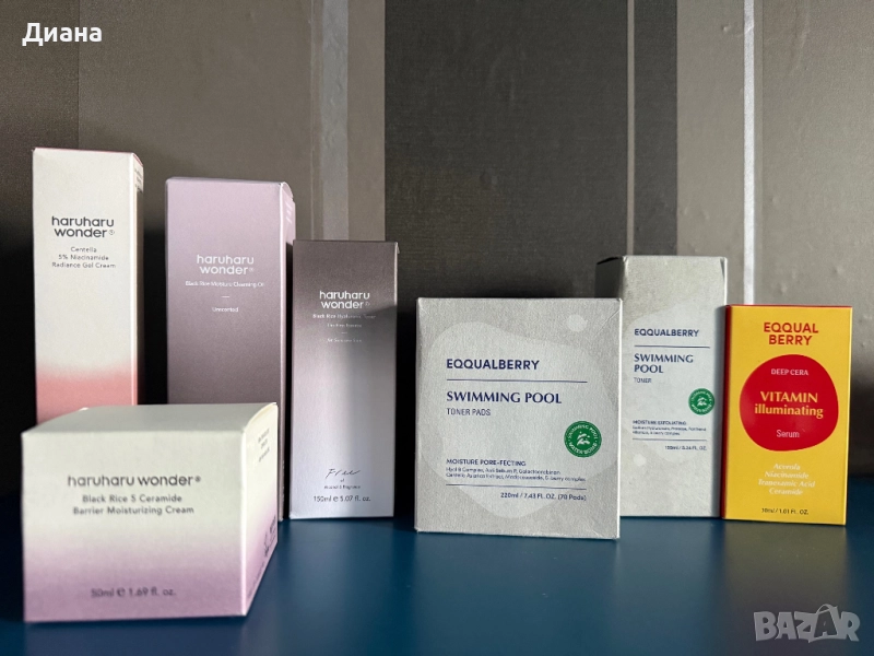 Корейска козметика на марките Haruharu Wonder и Eqqualberry, снимка 1