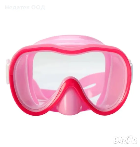 Детска маска за плуване, Розов, 6-12г., снимка 1