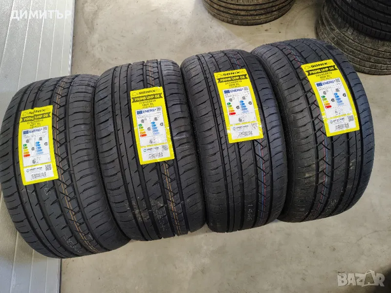 4бр.НОВИ ЛЕТНИ гуми СПОРТ ПАКЕТ SONIX 245 40 19+275 35 19 DOT24 цена за брой, снимка 1