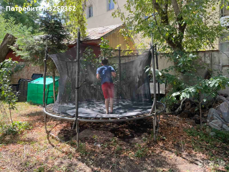 Батут 305см батути детски трамплин за скачане, снимка 1