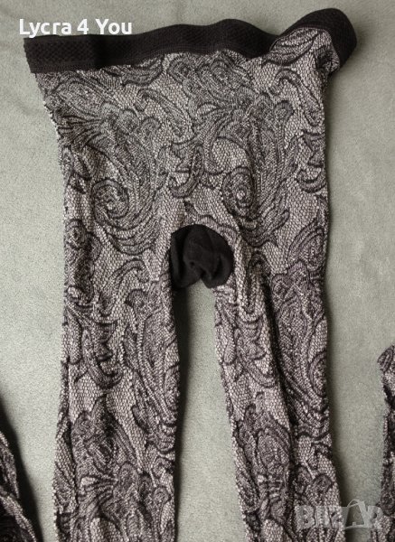 S/M дантелен дамски чорапгащник, снимка 1