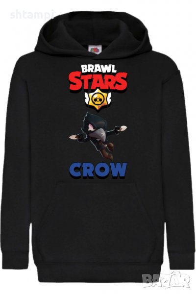 Детски Суитчър/Суитшърт Crow 2,Brawl Stars,Игра,Подарък,Изненада,Забавление,Рожден Ден, снимка 1