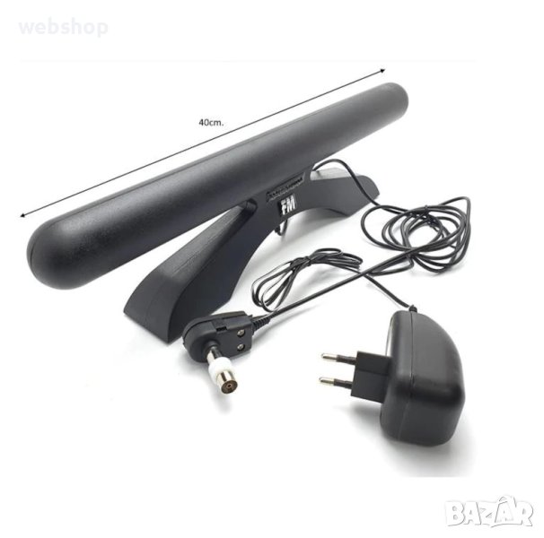 Антена за радио FM с вграден усилвател  UKF , ГАРАНЦИЯ 12 месеца, снимка 1