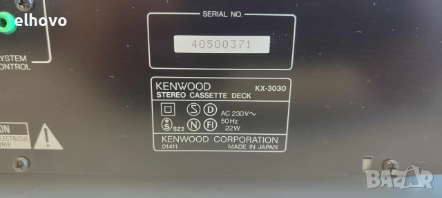 Дек KENWOOD KX-3030#1, снимка 8 - Декове - 51520938