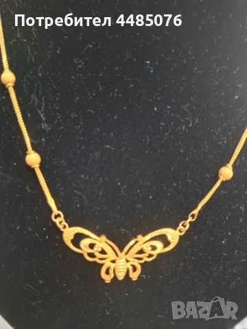 ЗЛАТЕН ДАМСКИ КОМПЛЕКТ 22К ., снимка 5 - Бижутерийни комплекти - 51024881