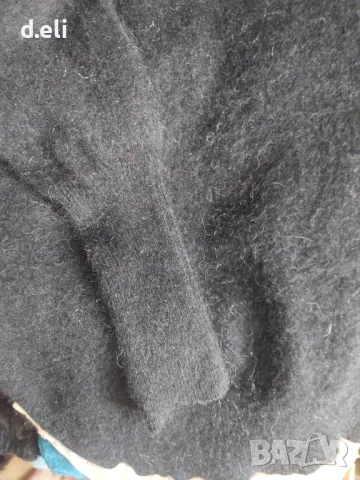 Halogen Size S 100% Кашмир Черен пуловер, снимка 3 - Блузи с дълъг ръкав и пуловери - 47574121