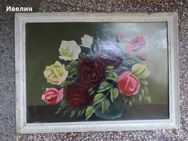 картина-цветя, снимка 2 - Картини - 32812374