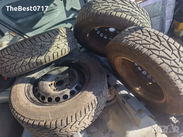 Зимни гуми 15 5х112 Ауди А4 Голф 5 , снимка 3 - Гуми и джанти - 48856332