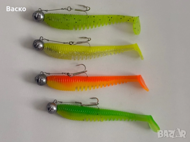 Силиконови примамки, снимка 5 - Стръв и захранки - 51630432