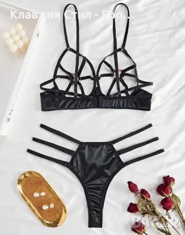 Промоция 🎀 Еротичен комплект дамско бельо с ефектен дизайн , снимка 8 - Бельо - 49385232