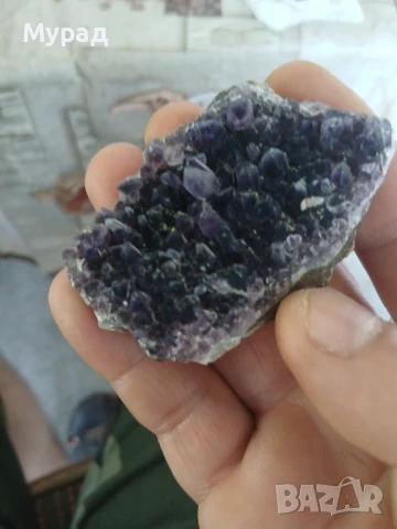 Лот от 6 друзи аметист от България, снимка 1