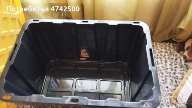 Пластмасова кутия за съхранение 110 литра , снимка 3 - Кутии за съхранение - 53535599