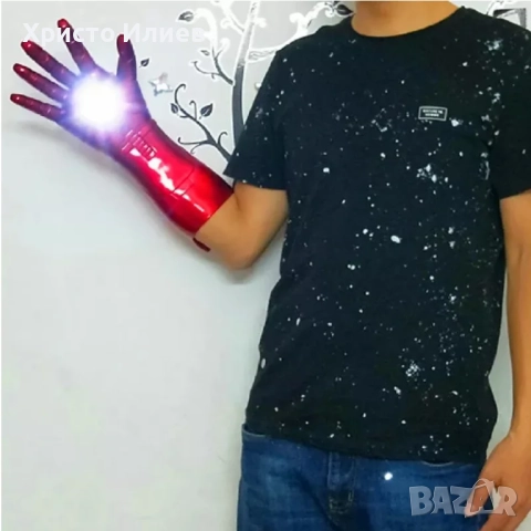 Marvel Ръкавици със светлини Iron Man Железния човек Марвел 2бр, снимка 4 - Друга електроника - 52008705