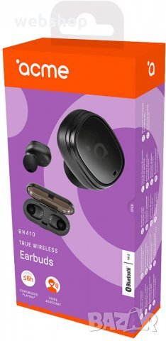 Безжични Блутууд Слушалки тапи ACME ,  стерео, функция handsfree, снимка 4 - Bluetooth слушалки - 35452050