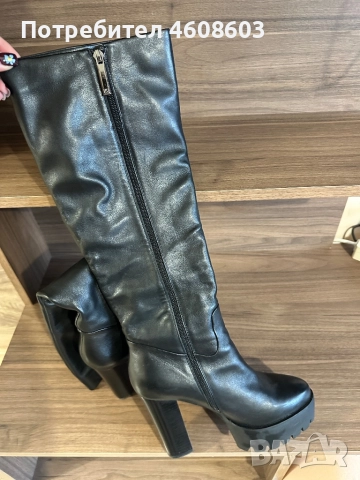 Дамски ботуши от естествена кожа