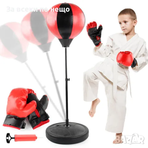 Детска боксова круша с боксови ръкавици, снимка 3 - Играчки за стая - 50384564