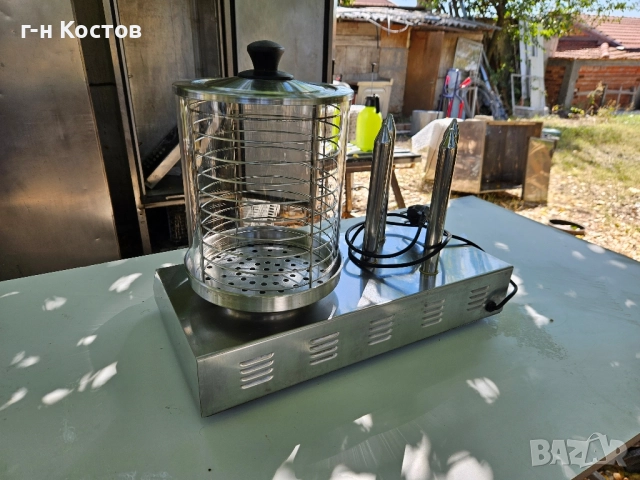 Ход Дог машина със 2бр. работещи Шишове със стъклен буркан Цена 350лв., снимка 5 - Обзавеждане на кухня - 51952886