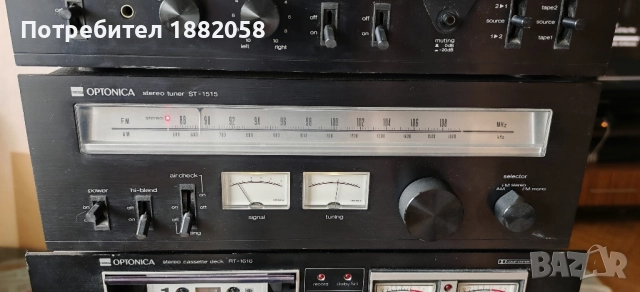 Продавам Optonica сет-усилвател, тунер и дек, снимка 5 - Ресийвъри, усилватели, смесителни пултове - 51887337