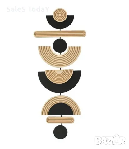 Дървена декорация за стена, 70 см, снимка 2 - Декорация за дома - 49632154