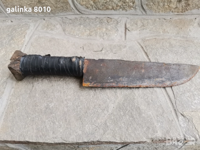 Стар нож, снимка 2 - Антикварни и старинни предмети - 52873469