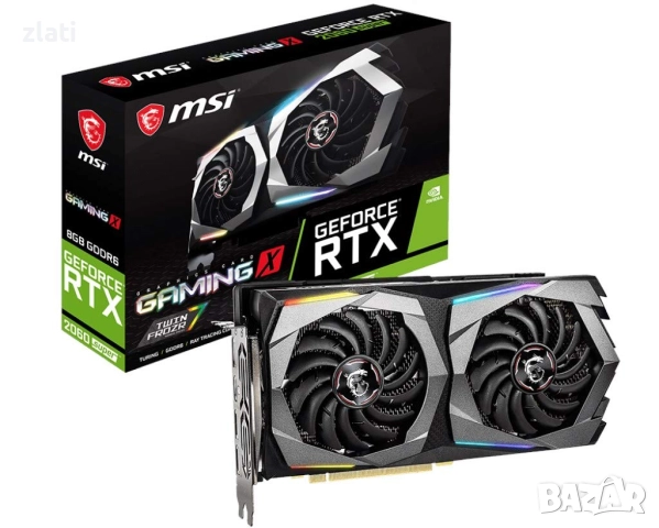 Геймърска Видеокарта MSI GeForce RTX 2060 Gaming Z 6GB GDDR6 с LED-лампи