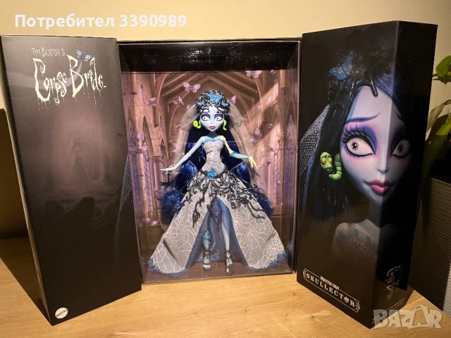 Колекционерска Кукла Емили Monster High - Corpse Bride, 29 cm, снимка 12 - Кукли - 53410353